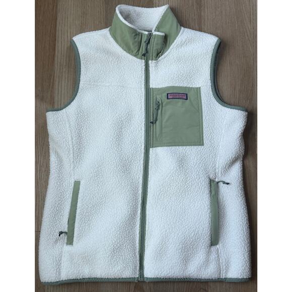 Vineyard Vines Sherpa Vest‎ Size M - Picture 1 of 7
